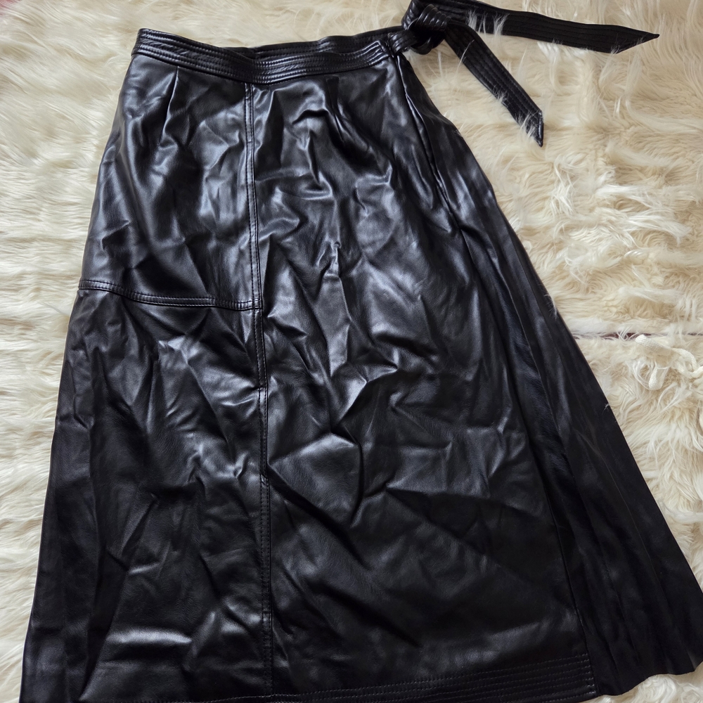 Simkai Vegan Leathe Black Size 0 - Picture 11 of 11